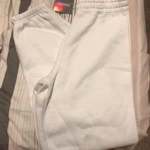 White Joggers
